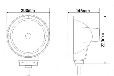 Фары дополнительного света W-3510